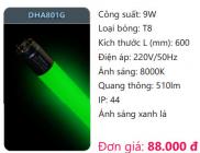 Bóng Tuýp Led Mầu Xanh Duhal DHA801G